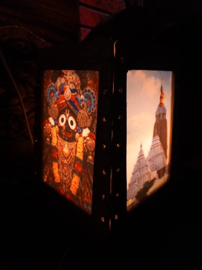 Water Hyacinth Paper Handmade Antique Night Light Table Lamp | Handmade, Bedroom & Living Room, Study Use, Night Light