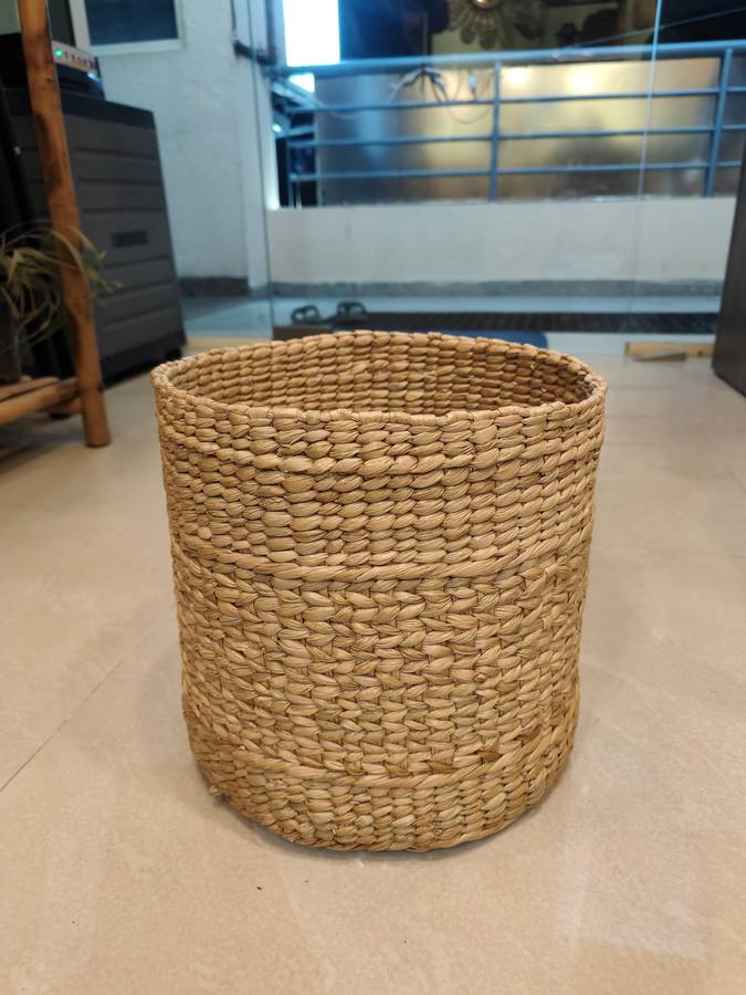 Kauna Grass/Water Hyacinth Indoor planters | Large 10", Medium 8", Small 6" (Medium)